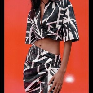 Zara skirt and top set Size S